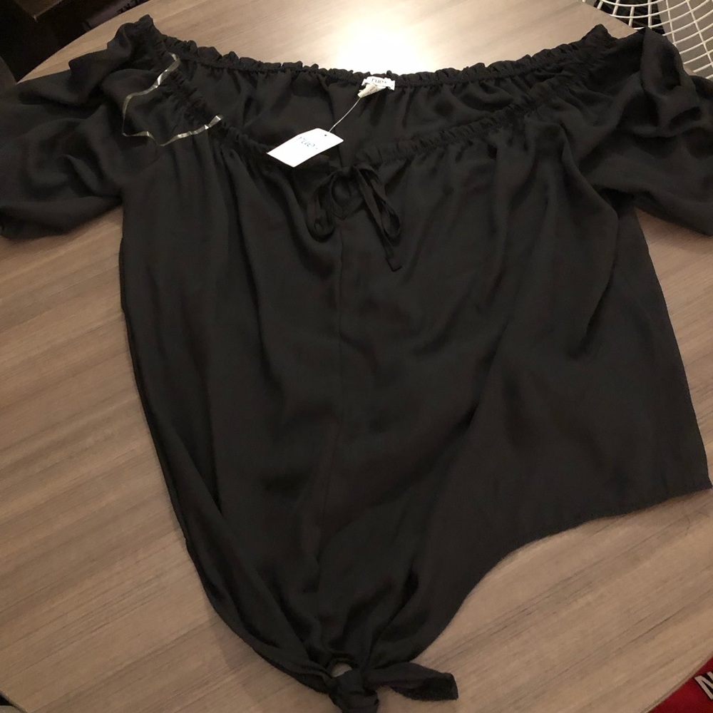Rue 21 black blouse - Picture 2 of 7